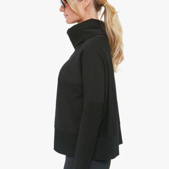 Tuckernuck Black Rollins Funnel Neck Pullover Size Med - Picture 4 of 13